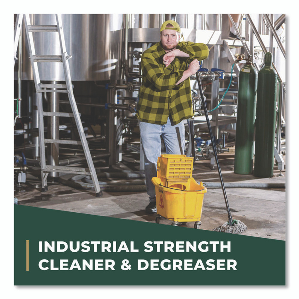 SUNSHINE MAKERS, INC. Simple Green® 14002 Industrial Cleaner and Degreaser, Concentrated, Lemon, 24 oz Spray Bottle, 12/Carton