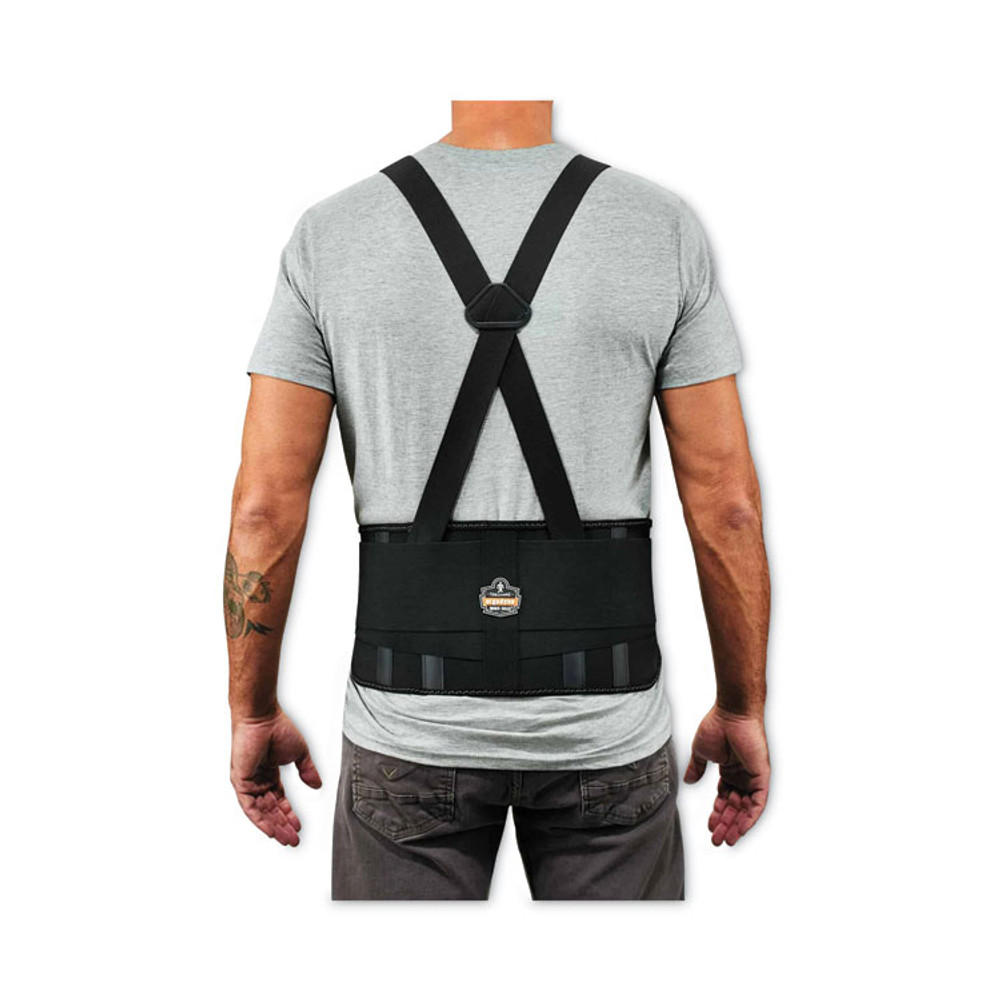 TENACIOUS HOLDINGS, INC. ergodyne® 11112 ProFlex 1625 Elastic Back Support Brace, Small, 25" to 30" Waist, Black