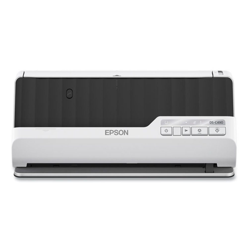 EPSON AMERICA, INC. B11B271201 DS-C490 Color Compact Desktop Document Scanner, 660 dpi Optical Resolution, 20-Sheet Auto Document Feeder