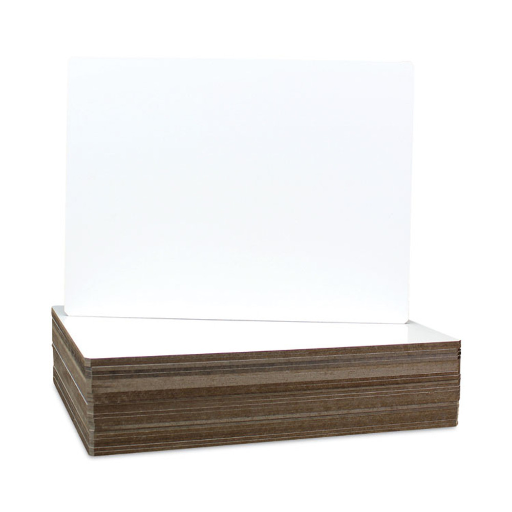 FLIPSIDE PRODUCTS 24912 Dry Erase Board, 12" x 9", White Surface, 24/Pack