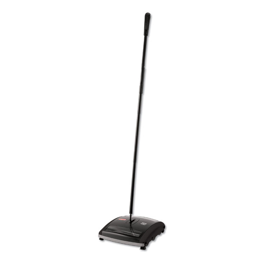 RUBBERMAID COMMERCIAL PROD. 4215-88 BLA Brushless Mechanical Sweeper, 44" Handle, Black/Yellow