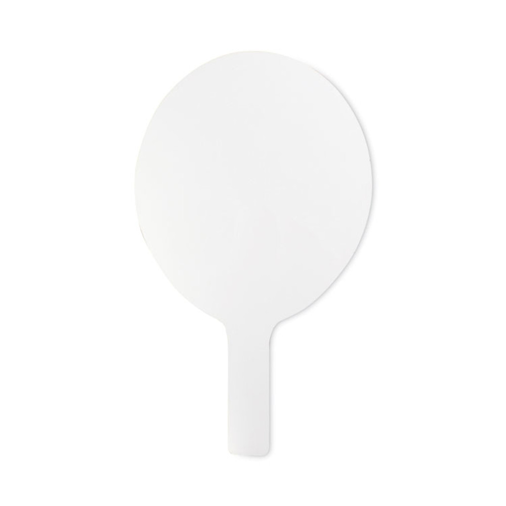 FLIPSIDE PRODUCTS 12032 Dry Erase Paddle, 12" x 7", White Surface, 12/Pack