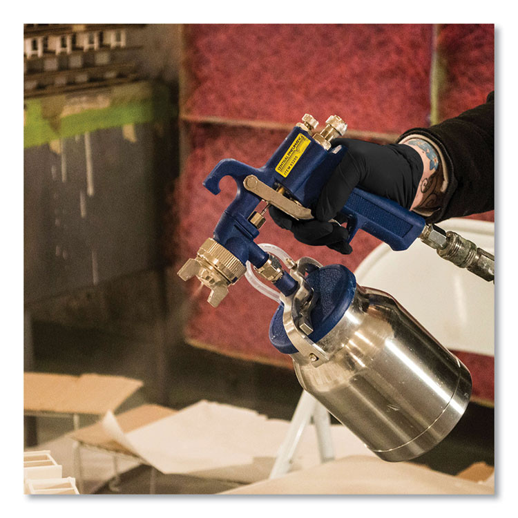 AMMEX CORPORATION X3® by BX342100CT Industrial Nitrile Gloves, Powder-Free, Small, 3 mil Thick, 9.5" Long, Black, 100/Box, 10 Boxes/Carton