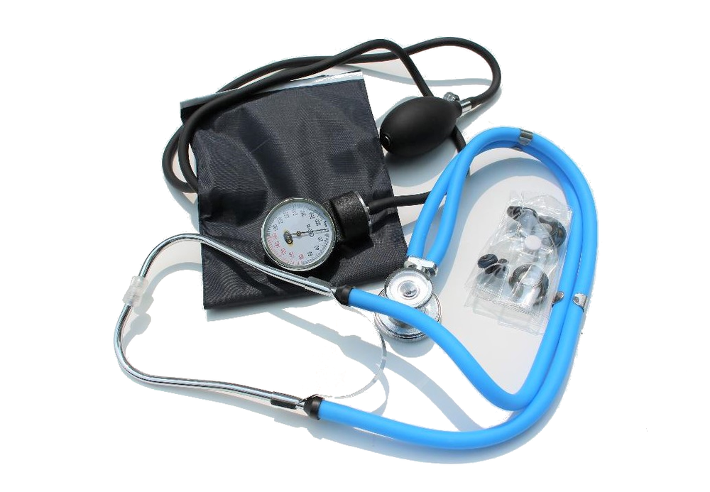 EMI - Emergency Medical 938 Procuff Sphygmomanometer/Blue Spague Rapport Type Stethoscope