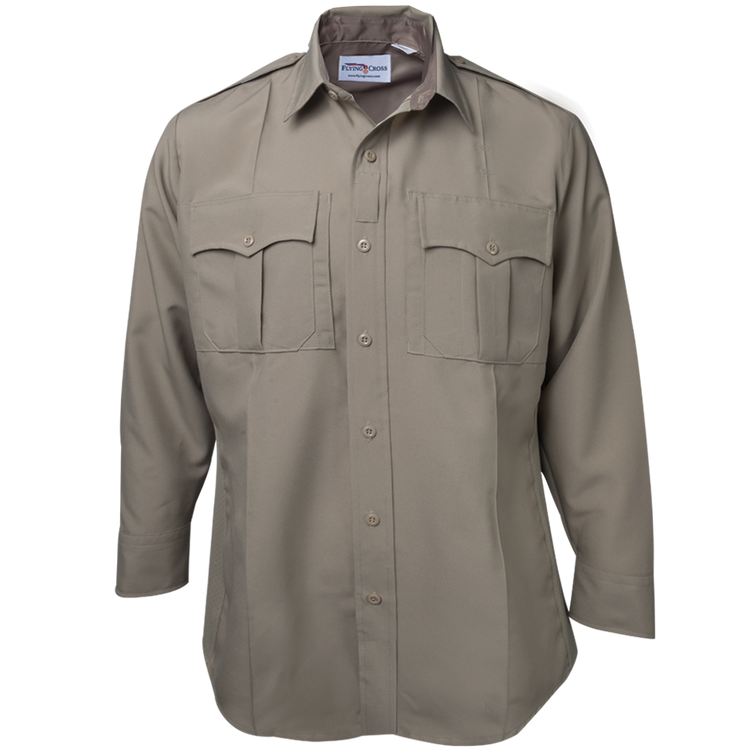 Flying Cross 42W78Z 04 22.0 30/31 Command Power Stretch Long Sleeve Shirt w/ Zipper