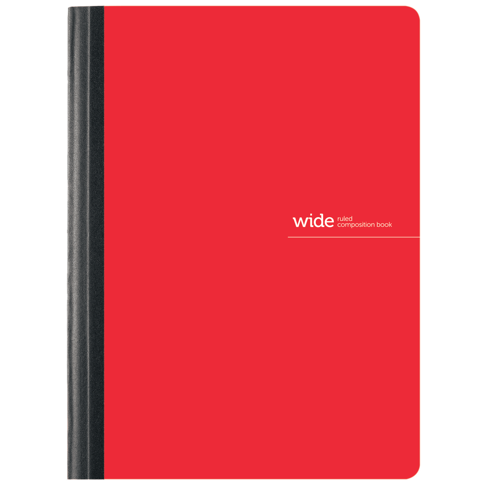 Whether you are at home, at the office or in class, having a place to jot down notes is important. This composition book is center sewn and features a tear-resistant poly cover, ensuring it can stand up to daily use.  Tear-resistant poly cover is strong and durable.  Features 80 sheets to help you in class or at a meeting.  Center-sewn sheets are held firmly in place.