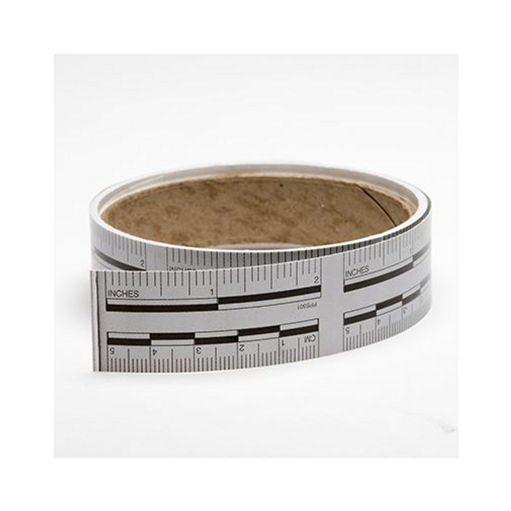 Sirchie PPS501 Gray Adhesive Photo Evidence Scales - Roll of 50