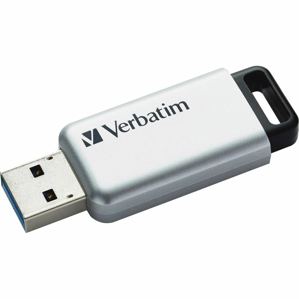 VERBATIM AMERICAS LLC Verbatim 98665  Store "n Go Secure Pro 32GB USB 3.0 Flash Drive, Silver