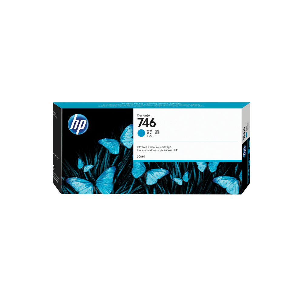 HP INC. P2V80A HP 746 Cyan Ink Cartridge, P2V80A