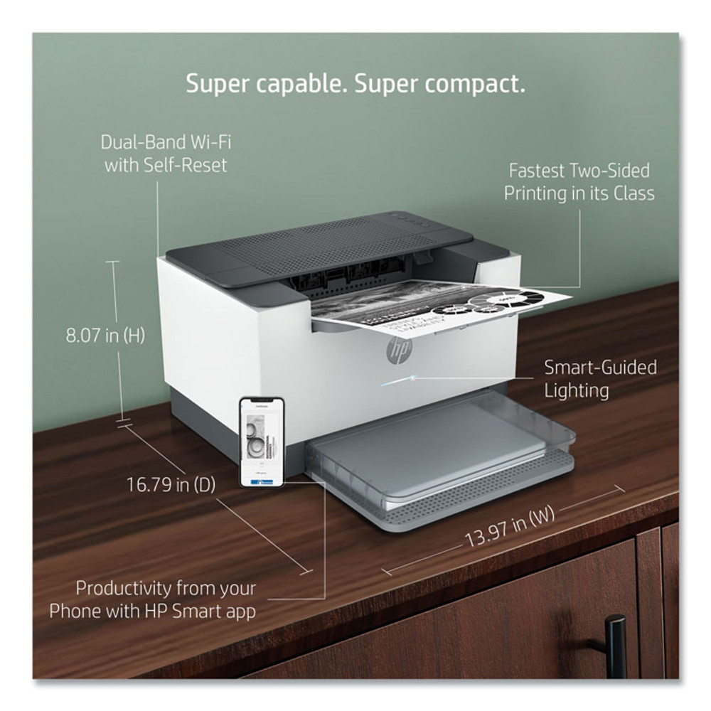 HP INC 6GW62F LaserJet M209dw Laser Printer