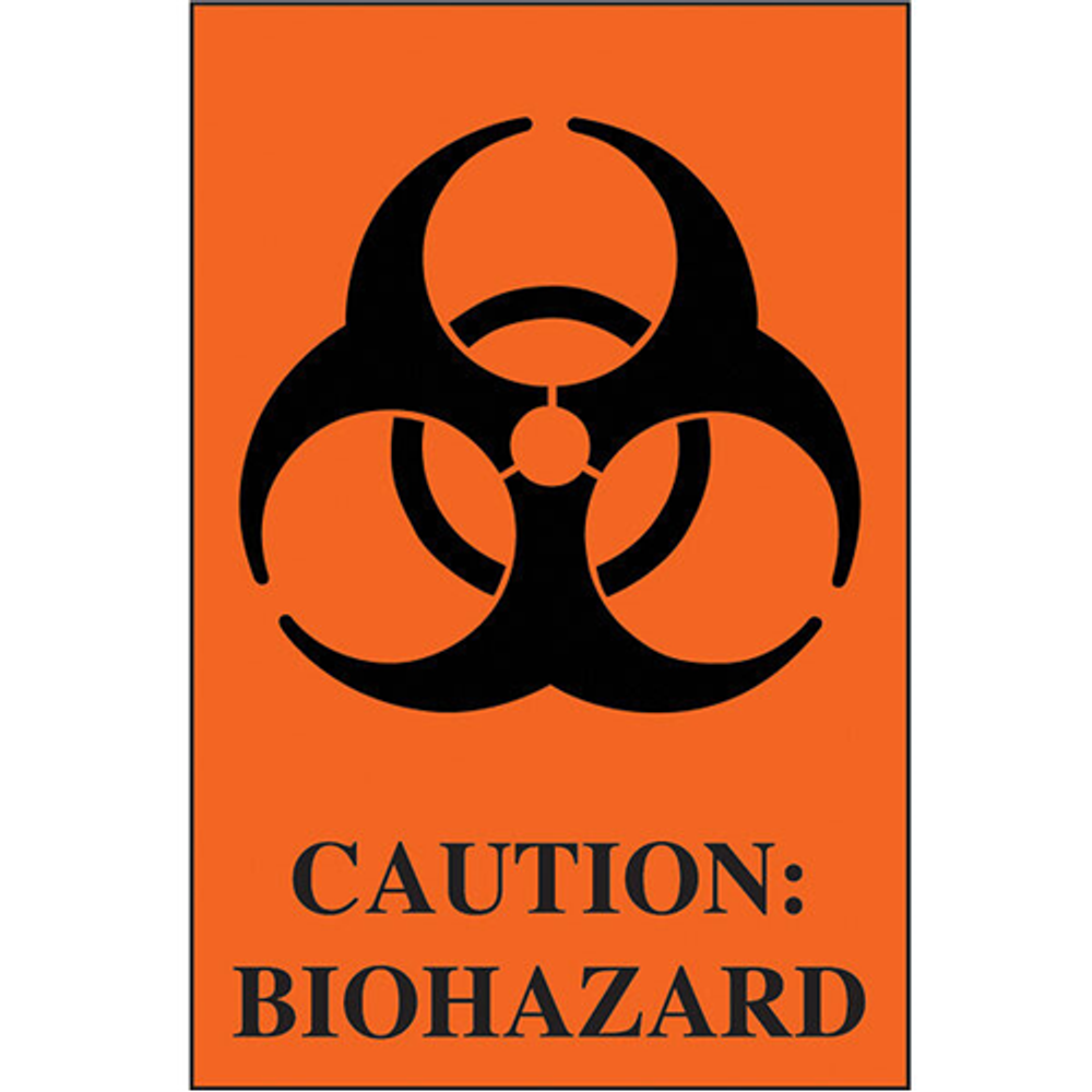 Lightning Powder 1005499 BIO-HAZARD LABELS  (100)
