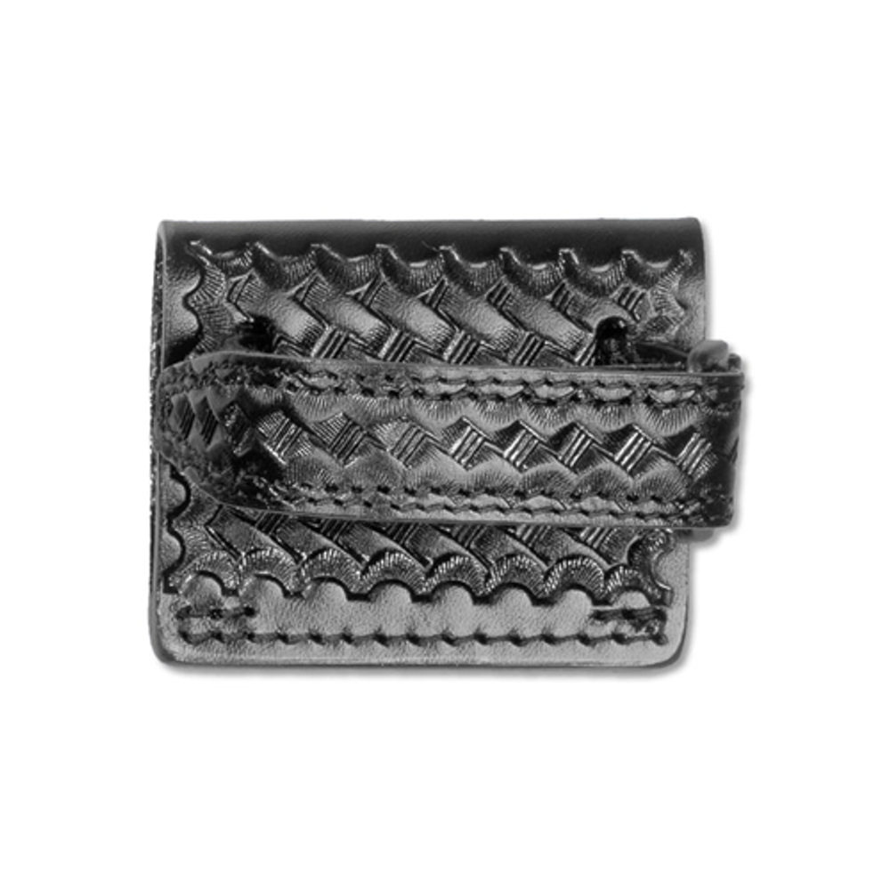 Dutyman 9221 Basketweave Leather Universal Radio Holder