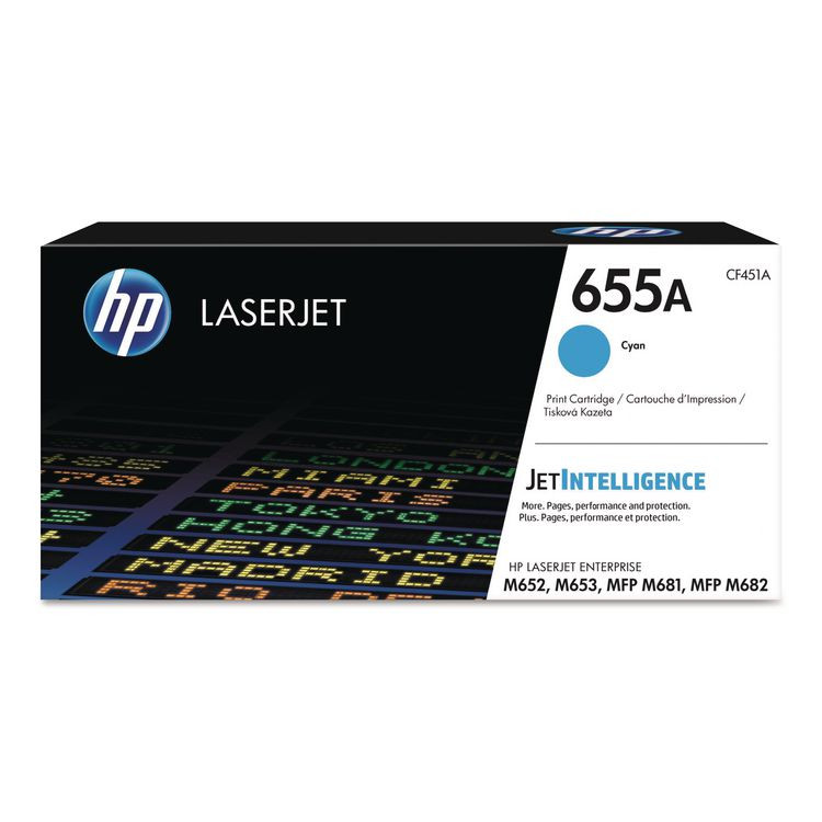 HP INC CF451A HP 655A, (CF451A) Cyan Original LaserJet Toner Cartridge