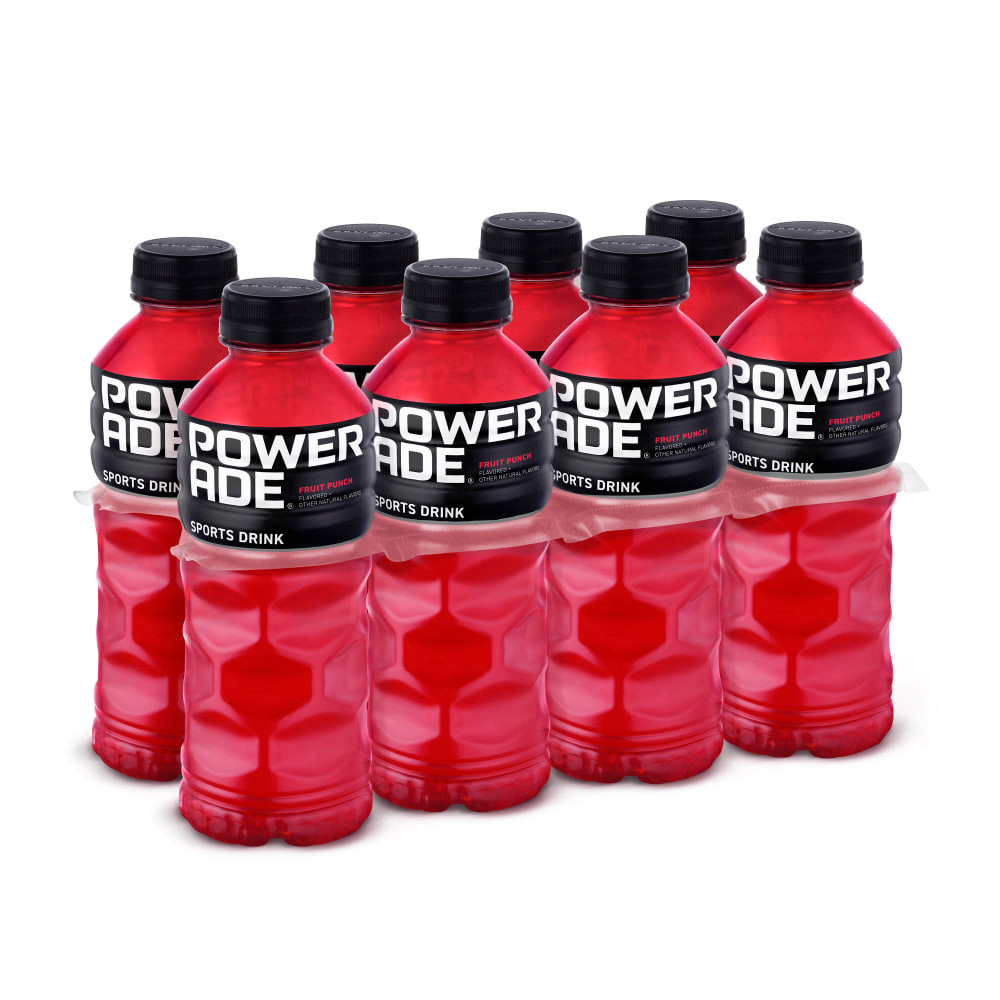 COCA COLA ENTERPRISES INC 049000145663 POWERADE Bottles, Fruit Punch, 20 Fl Oz, Case Of 24 Bottles