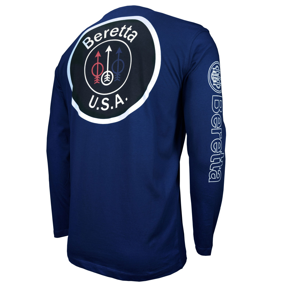 Beretta TS561T14160530XL Beretta USA Logo Long Sleeve T-Shirt
