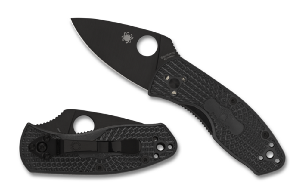 Spyderco C148PBBK Ambitious Lightweight Black Blade