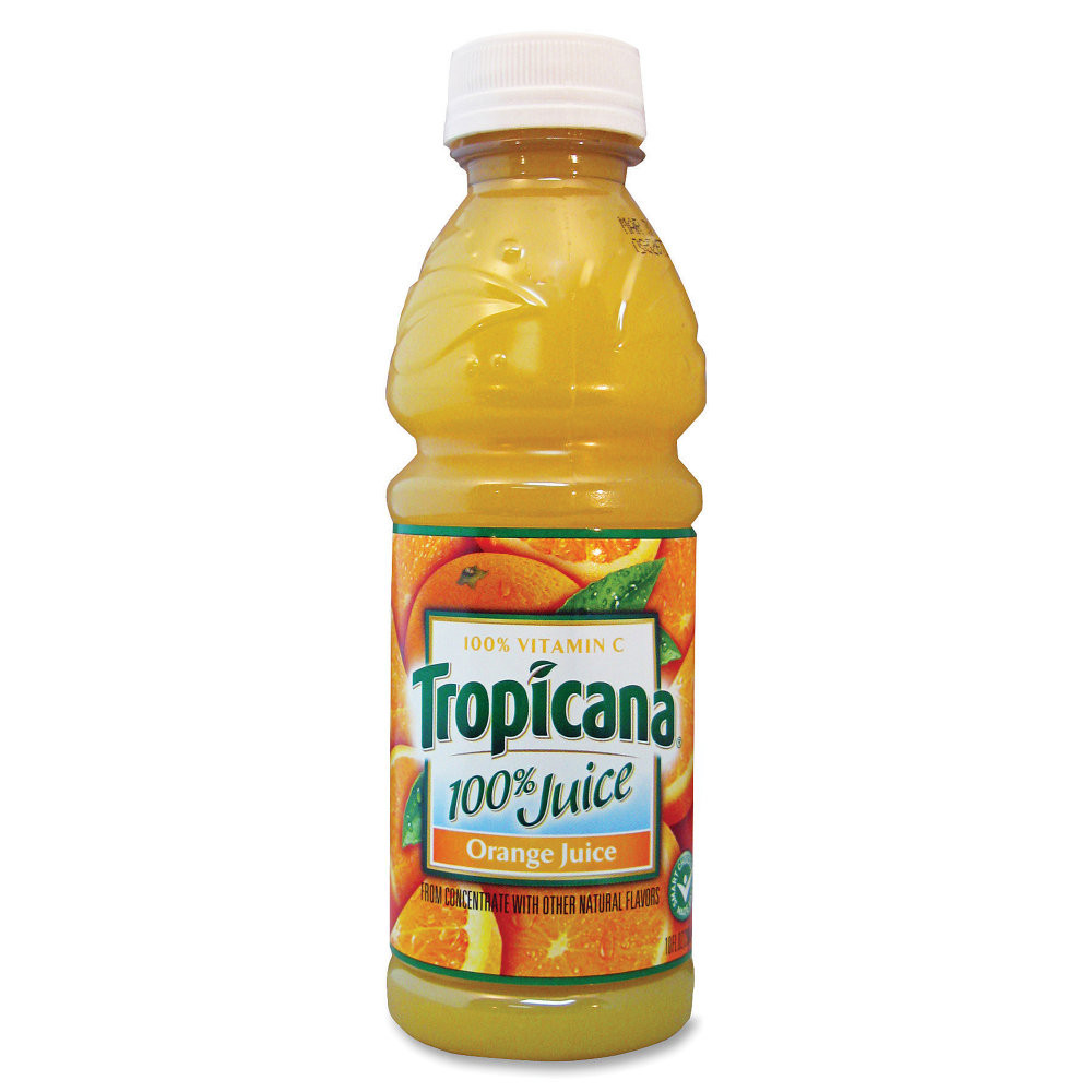 FRITO-LAY COMPANY Tropicana 75715  Orange Juice, 10 Oz. Bottle, Case Of 24