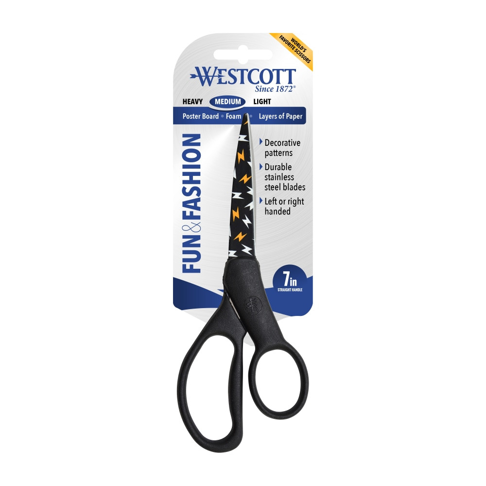 ACME UNITED CORPORATION 16401 Westcott Student Fun And Fashionable Scissors, 7in, Pointed, Floral