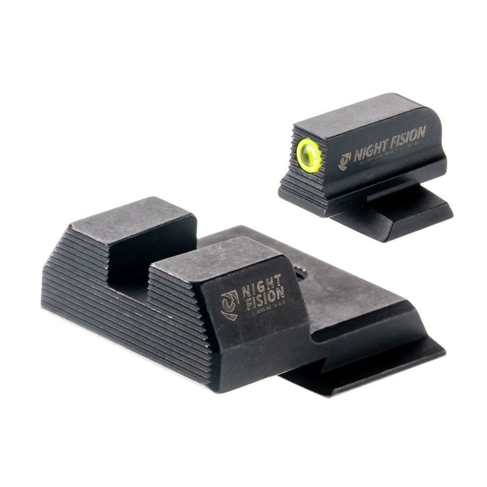 Night Fision SAW-204-215-290-YGZX Optics Ready Stealth Night Sight Set for S&W M&P Shield Plus w/ 507K