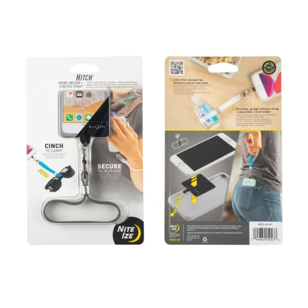 Nite-Ize HPSS-09-R7 Hitch Phone Anchor + Stretch Strap