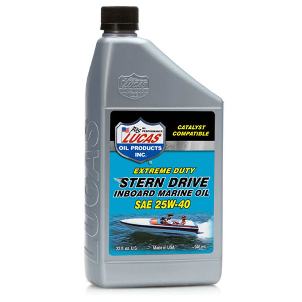 Lucas Oil 10677-6 Stern Drive Inboard Engine Oil SAE 25W-40