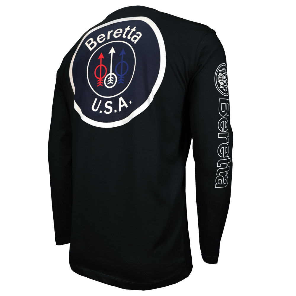 Beretta TS561T14160999XXXL Beretta USA Logo Long Sleeve T-Shirt
