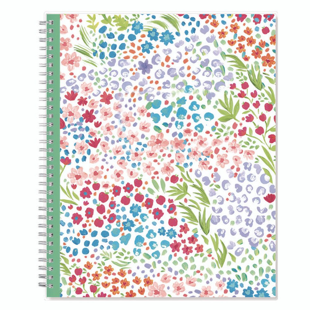 BLUE SKY 132002 Ditsy Dapple Light CYO Cover Weekly/Monthly Lesson Planner, 9 Classes, 11 x 8.5 Sheets, 12-Month (July to June), 2025 to 2026