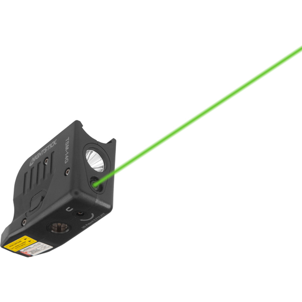 Nightstick TSM-14G Sub-Compact Handgun Light w/Green Laser for Glock G43X MOS/G48 MOS