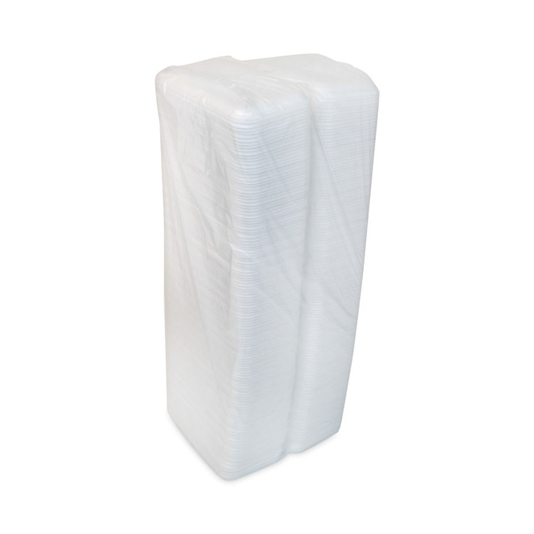 PACTIV EVERGREEN CORPORATION 0TF110S00000 Supermarket Tray, #10S, 10.75 x 5.7 x 0.65, White, Foam, 500/Carton