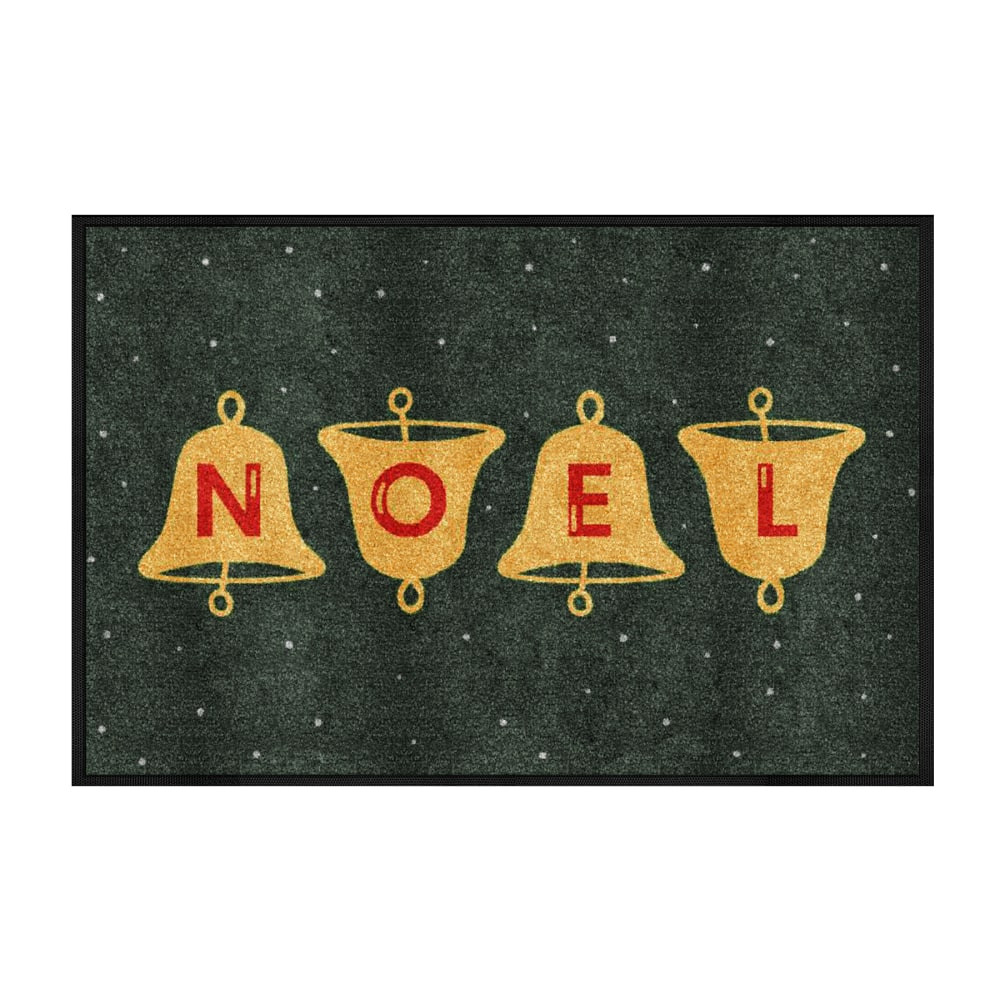 M+A MATTING 3119485-832146140  Message Mat, 45in x 69in, Noel Bells