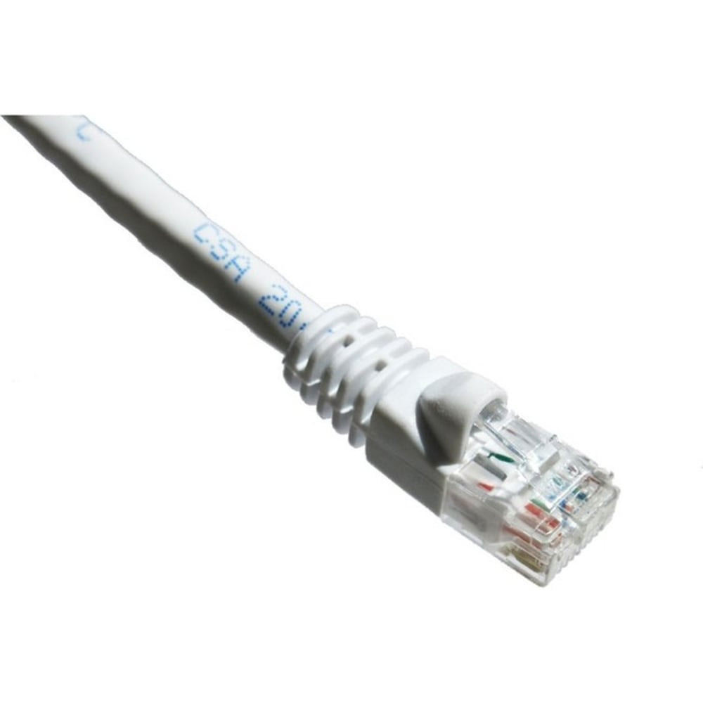 AXIOM MEMORY SOLUTIONS Axiom C5EMB-W5-AX  5FT CAT5E 350mhz Patch Cable Molded Boot (White) - Category 5e for Network Device - Patch Cable - 5 ft - 1 x - 1 x - Gold-plated Contacts - White