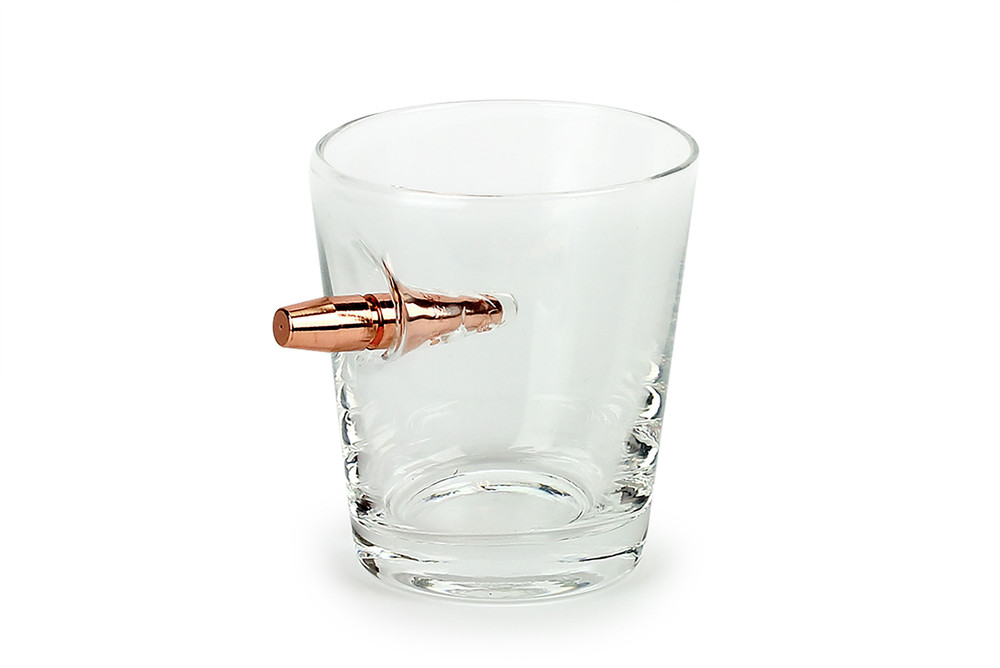 Caliber Gourmet CBG-LMS-SHOT Last Man Standing - Shot Glass w/ Bullet