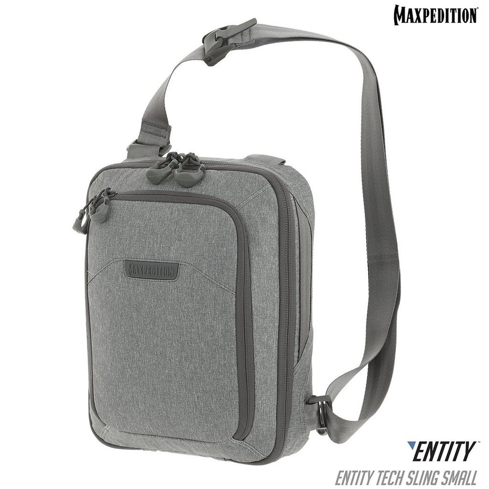 Maxpedition NTTSLTSAS ENTITY Tech Sling Bag (Small) (Ash)