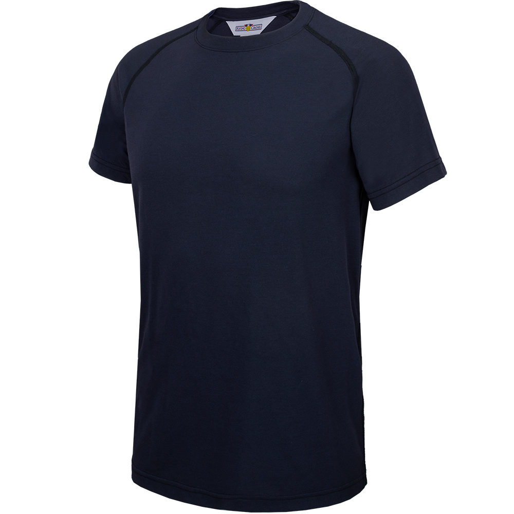 Flying Cross 8700 NV LARGE REG Cross Fire-Retardant T-Shirt - Navy