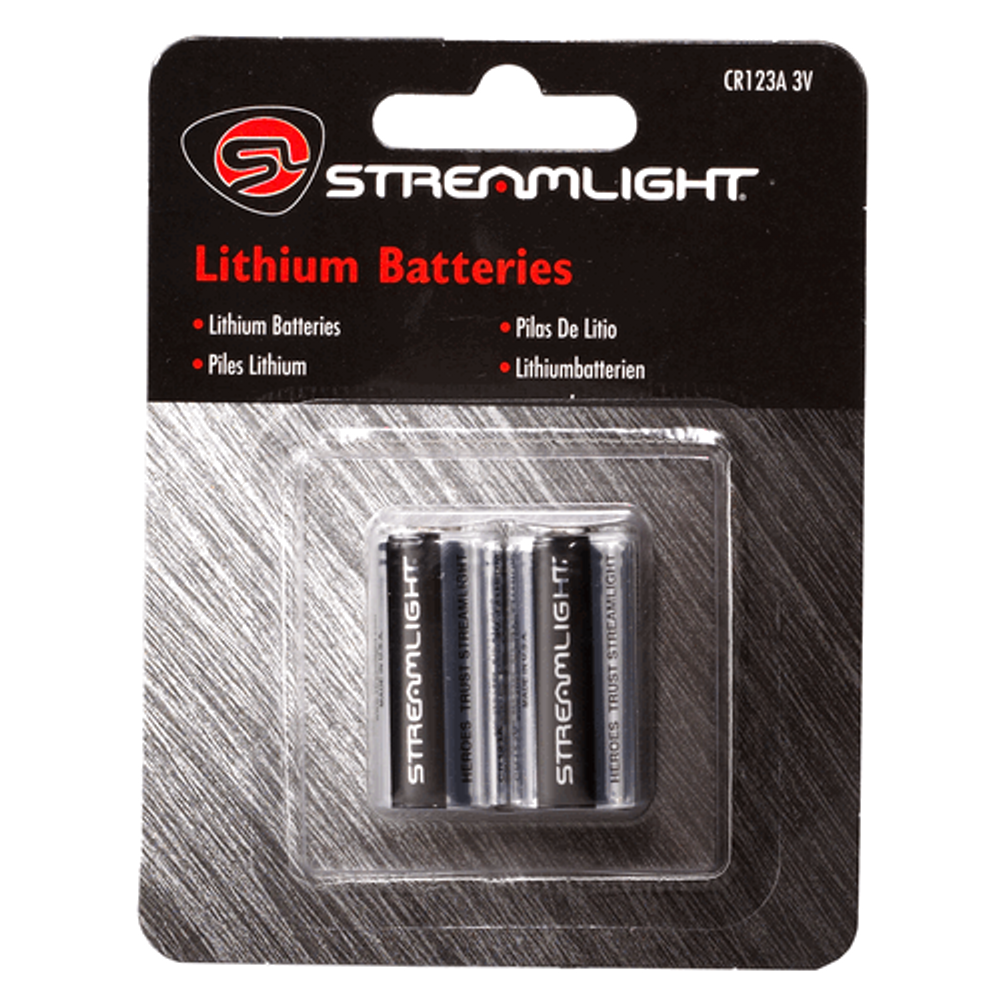 Streamlight 85175 3V CR123A Lithium Batteries (2 Pack)