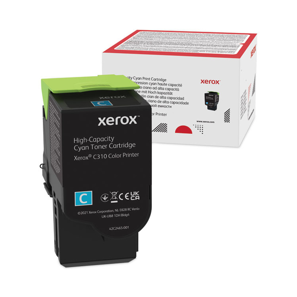 XEROX CORP. 006R04365 006R04365 High-Yield Toner, 5,500 Page-Yield, Cyan