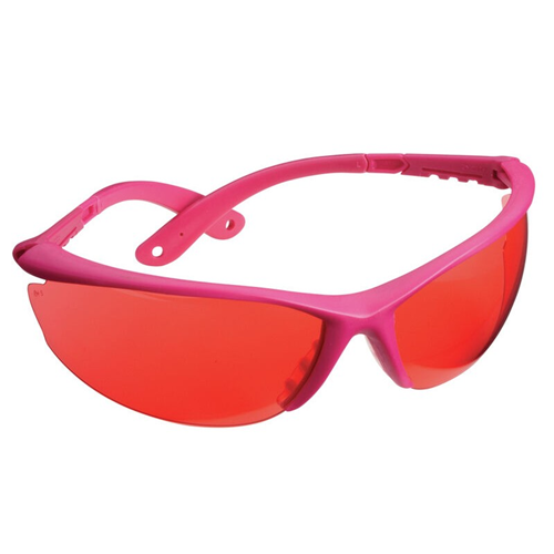 Champion Targets 40605 Champion Targets 40605 Open Frame Ballistic Shooting Glasses Open Frame, Pink Frame w/ Rose Lens