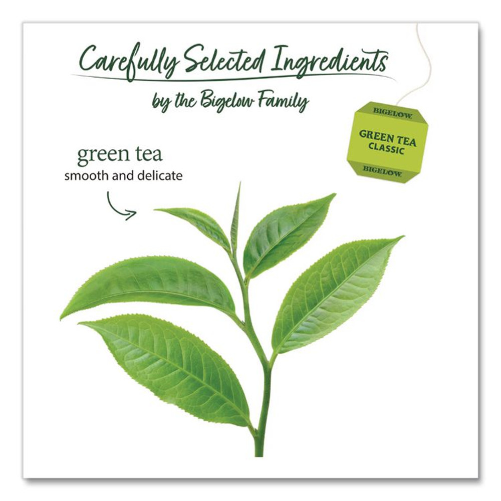 KEURIG DR PEPPER Bigelow® 007906 Green Tea Pods, 1.90 oz, 18/Box