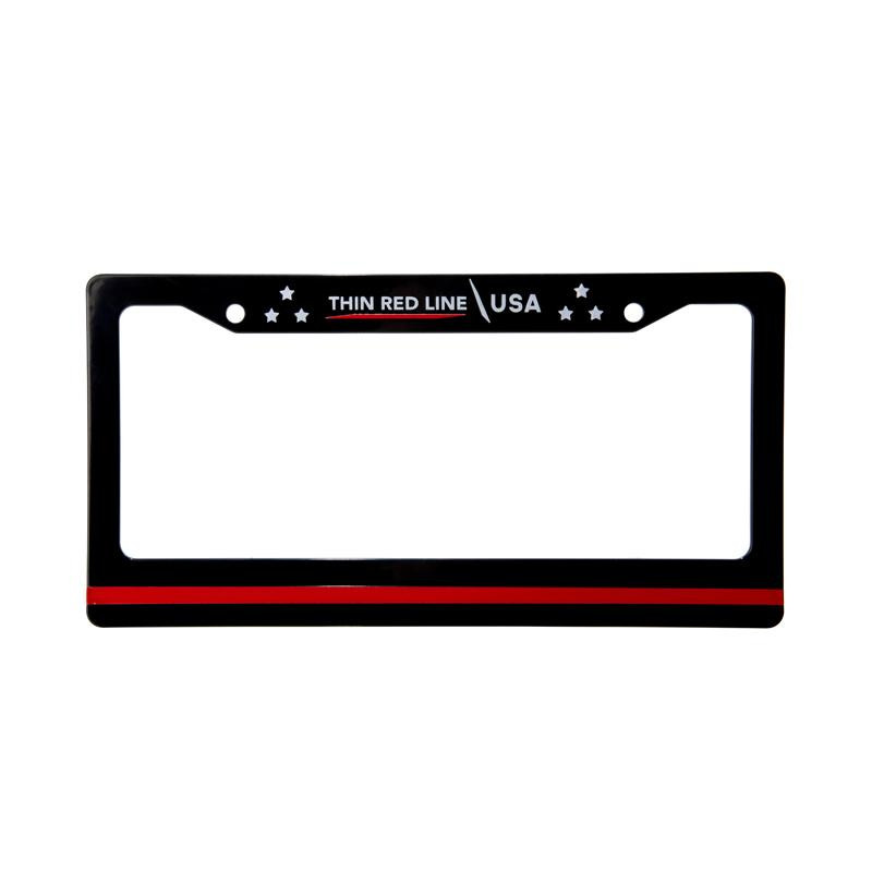 Thin Blue Line TRL-AM-LPF License Plate Frame - Thin Red Line