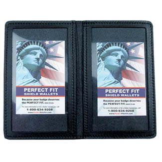 Perfect Fit 504 Duty Leather Double ID Case - 3.50''x5.00''