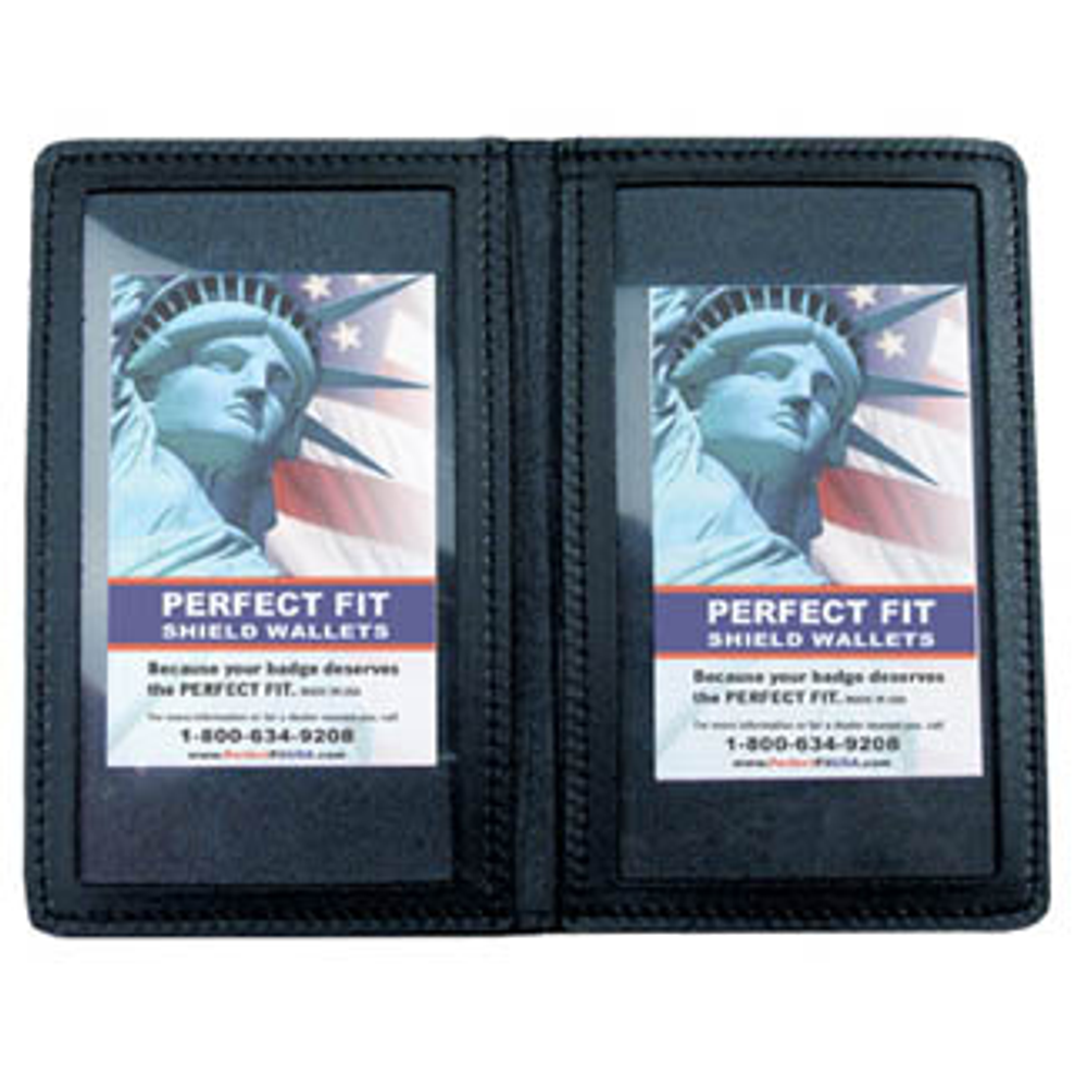 Perfect Fit 504 Duty Leather Double ID Case - 3.50''x5.00''