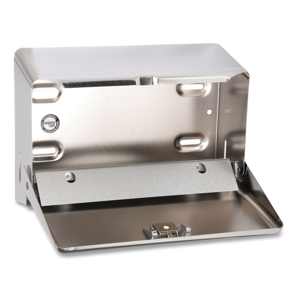 CFS BRANDS San Jamar® T1950XC Mini C-Fold/Multifold Towel Dispenser, 11.13 x 3.88 x 7.88, Chrome