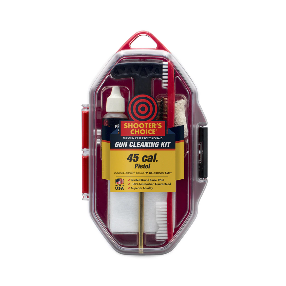Shooter's Choice SHF-SRS-45 .45 Cal Pistol Gun Cleaning Kit