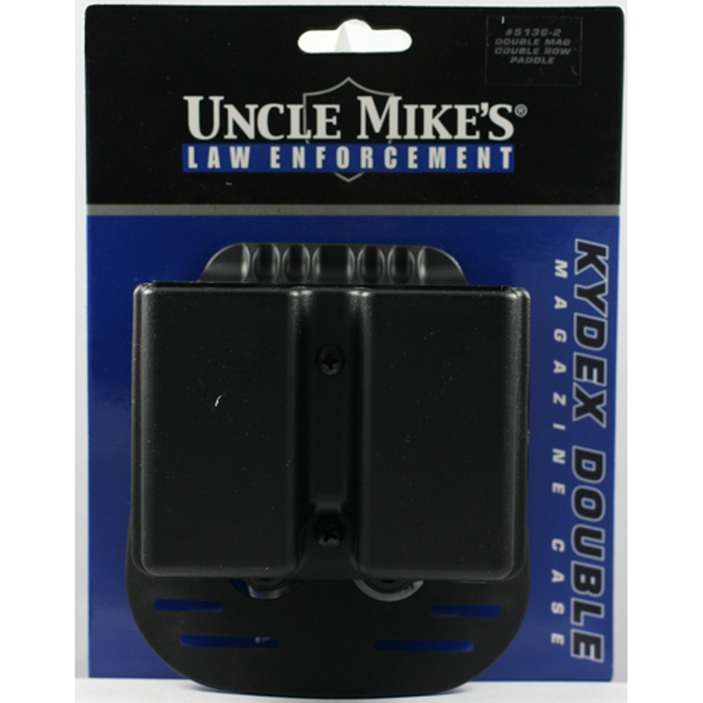 Uncle Mike's 51362 Double Row Double Magazine Case