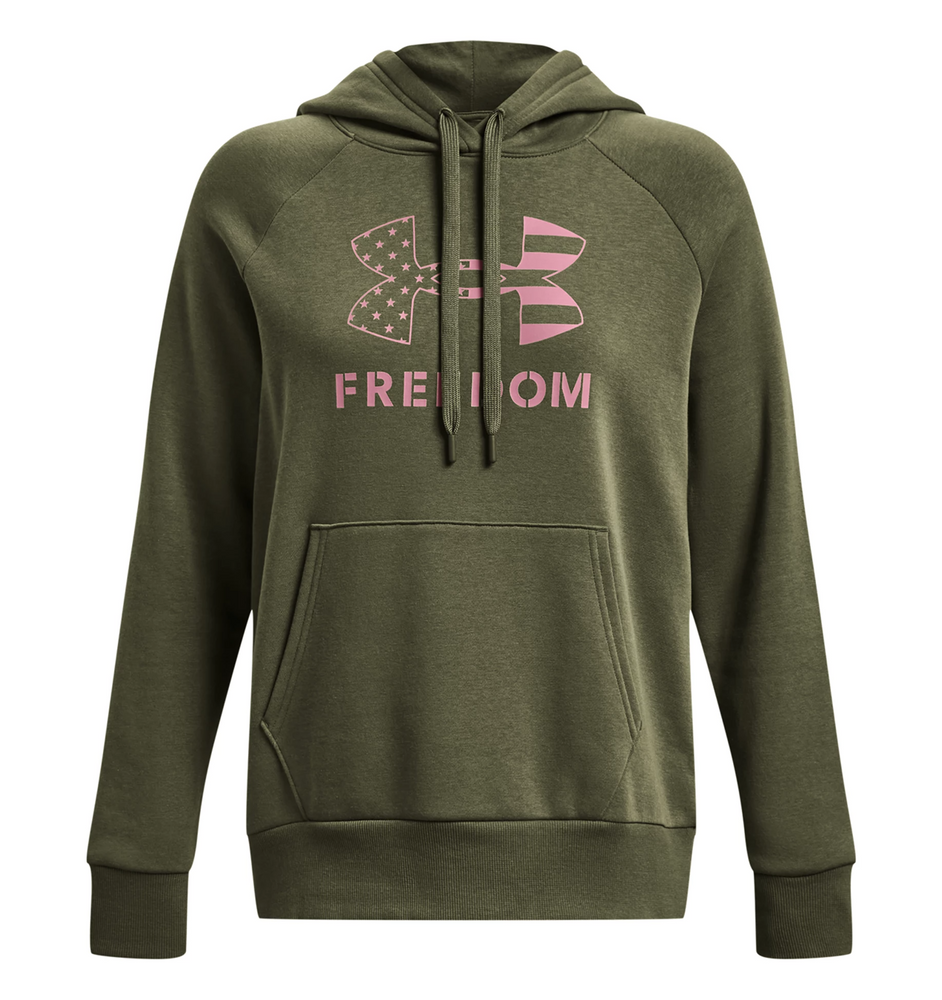 Under Armour 13796243902X Women's UA Freedom Rival Fleece Logo Hoodie