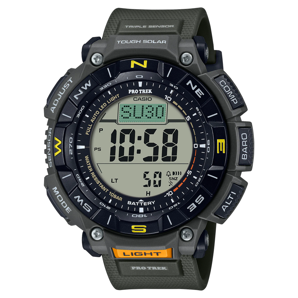 Casio PRG340-3 Pro Trek Solar Triple Sensor Watch