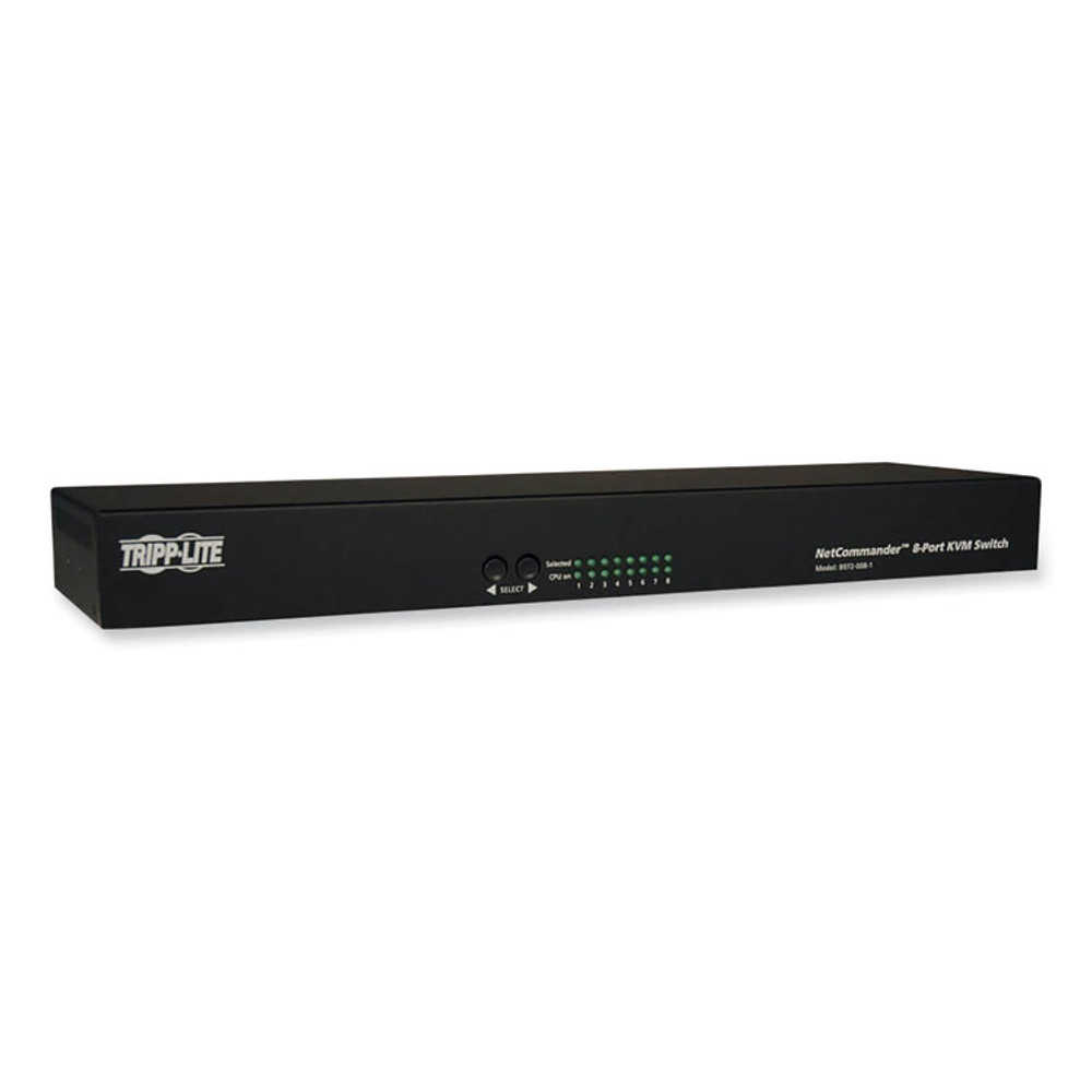 EATON CORPORATION Tripp Lite by B0720081 NetCommander Cat5 KVM Switch, 1U Rack-Mount, 8 Ports, TAA Compliant