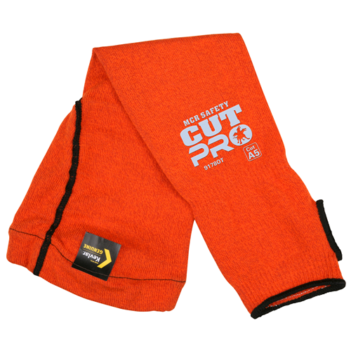 MCR Safety 9178OT 18 Orange Kevlar Slv w gusset & thumb