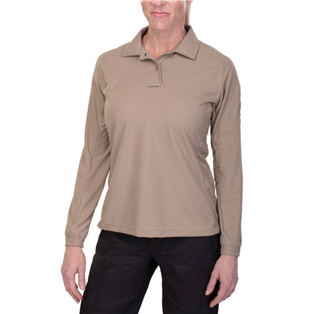 Vertx VTX4030PTNXLARGE Vertx Coldblack Women's Long Sleeve Polo