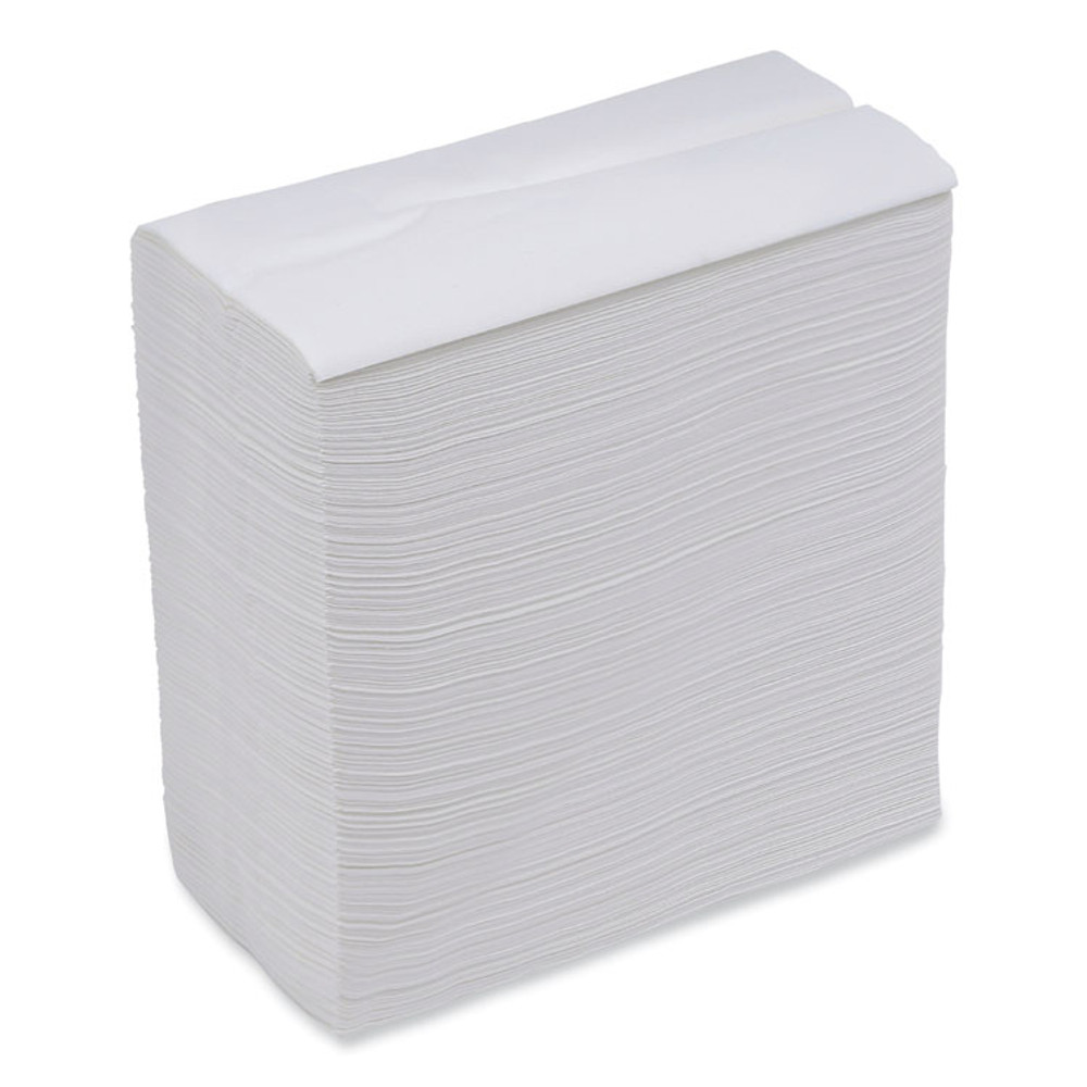 BOARDWALK 8302W Tallfold Dispenser Napkin, 12" x 7", White, 500/Pack, 20 Packs/Carton